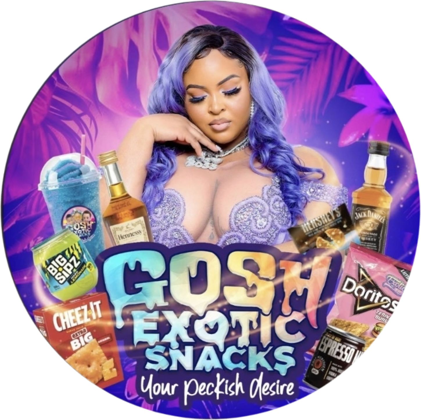 Gosh Exotic Snacks Logo